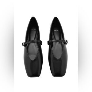 Mango Mary Jane Ankle strap ballet flats